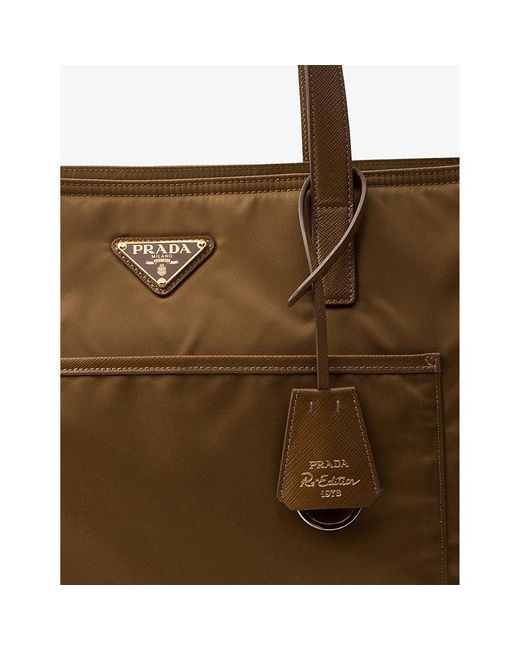 Prada Brown Re-edition 1978 Re-nylon Large Tote Bag