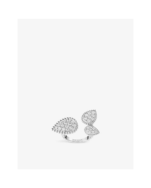 Boucheron Metallic Serpent Bohème 18Ct- And 1.13Ct Diamond Ring