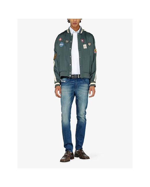 DIESEL Blue 2019 D-Strukt Slim-Leg Denim Jeans for men