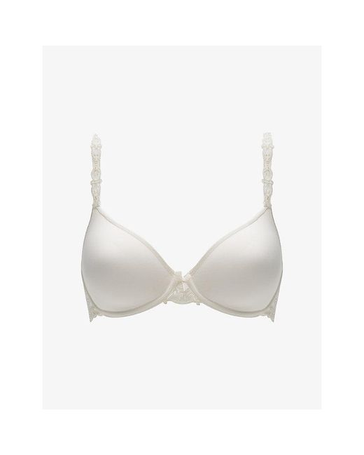 Chantelle White Champs Elysées Memory Foam T-Shirt Bra