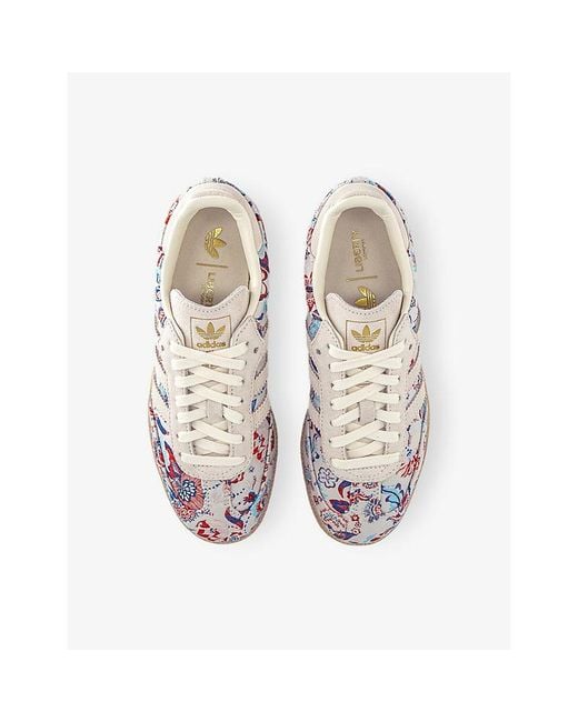 Adidas White Samba Og Leather Trainers
