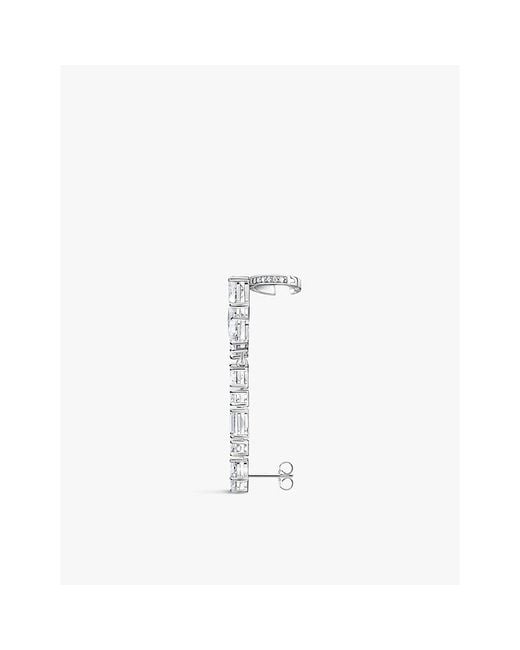 Thomas Sabo White Pure Glamour Stainless-Steel And Cubic Zirconia Single