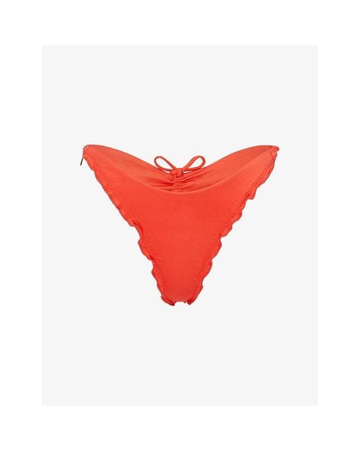 Agent Provocateur Red Berry Star-Charm Bikini Bottoms