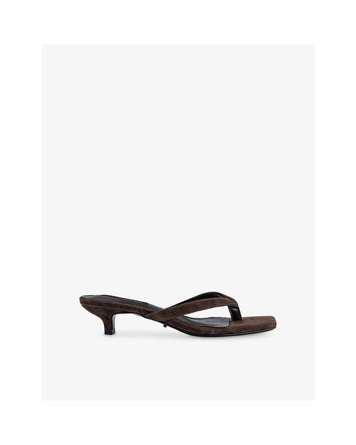 Tony Bianco Multicolor Annie Suede Heeled Sandals