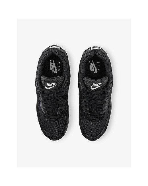 Nike Black Air Max 90 Woven Trainers for men