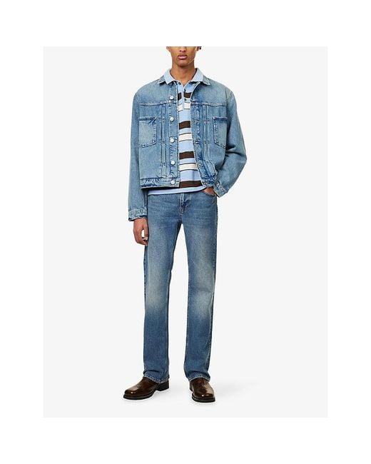 FRAME Blue The Straight Denim Jeans for men