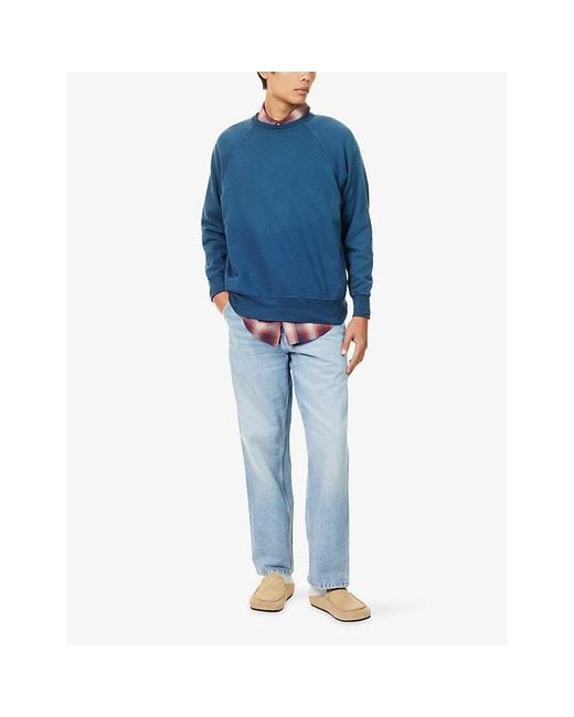 Carhartt Blue Single Knee Denim Jeans for men