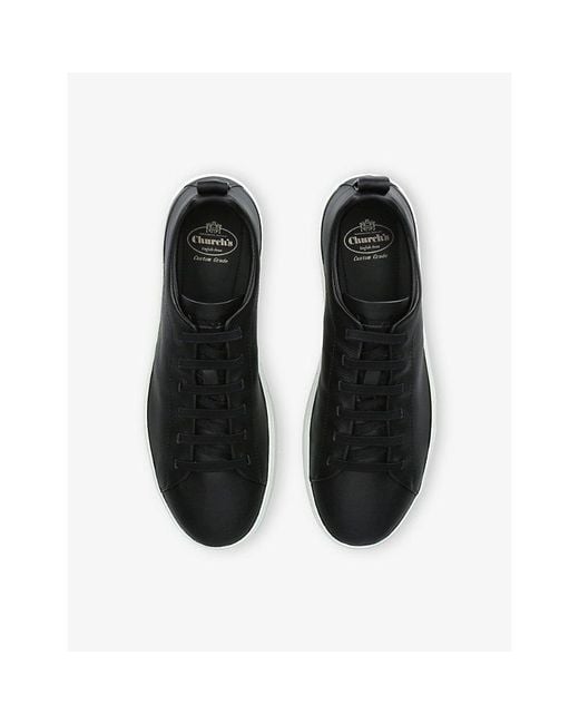 Church's Black Ludlow Leather Trainers for men