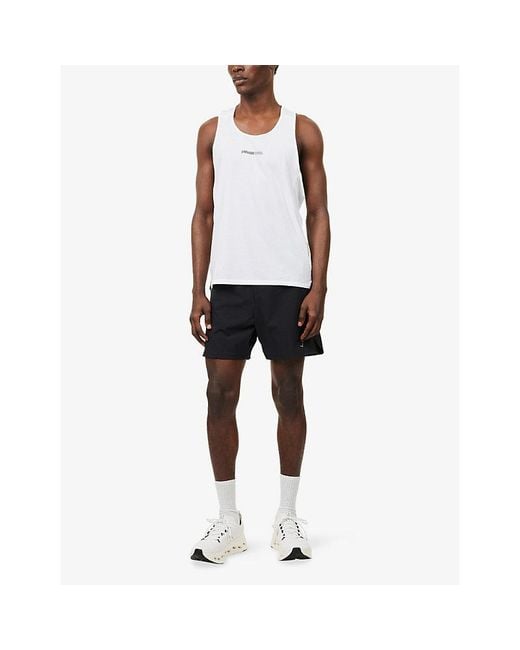 GYMSHARK Blue Sport Hybrid Logo-Print Woven Shorts for men