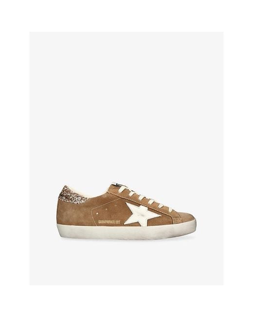 Golden Goose Deluxe Brand Natural Exclusive Super-Star 2 Leather Trainers