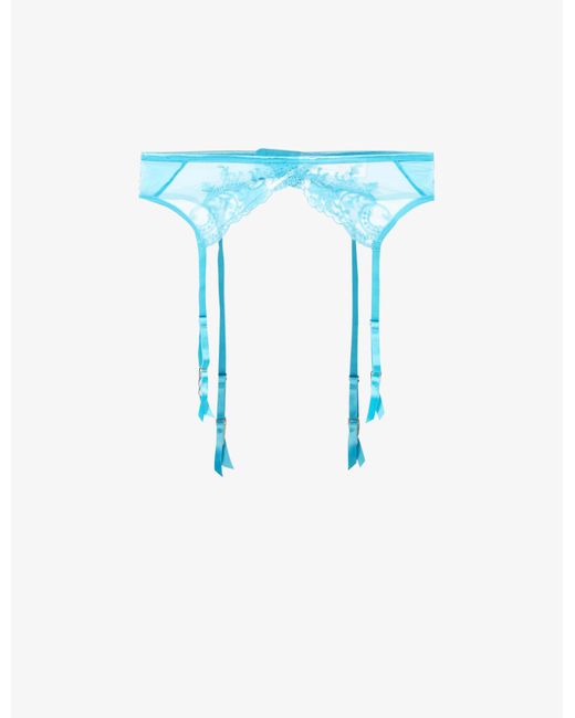 Bluebella Marseille Highrise Lace Suspender in Blue Lyst UK