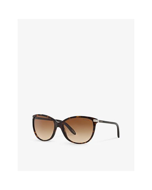 Ralph Lauren Brown Ra5160 Square-frame Tortoiseshell Acetate Sunglasses