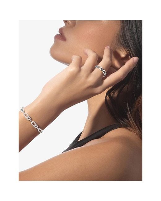 Messika White Move Link Multi 18Ct And 0.09Ct Diamond Ring
