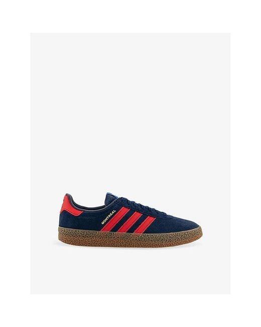 Adidas Blue Montreal Suede Trainers for men