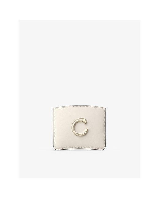 Cartier Natural Panthère De Simple Leather Card Holder