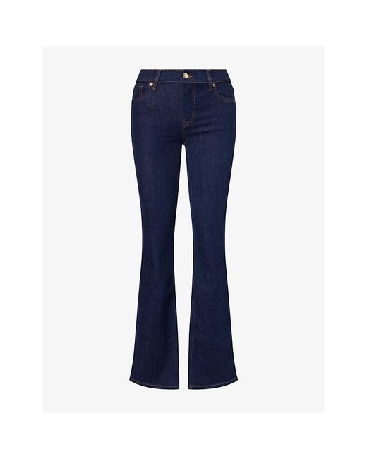FRAME Blue The Rodeo Flared Denim Jeans