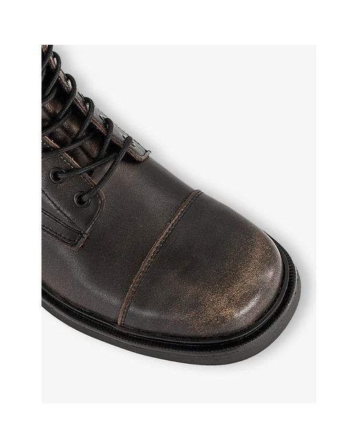 Vagabond Shoemakers Women's Black Karlie Lace-Up Leather Ankle Boots