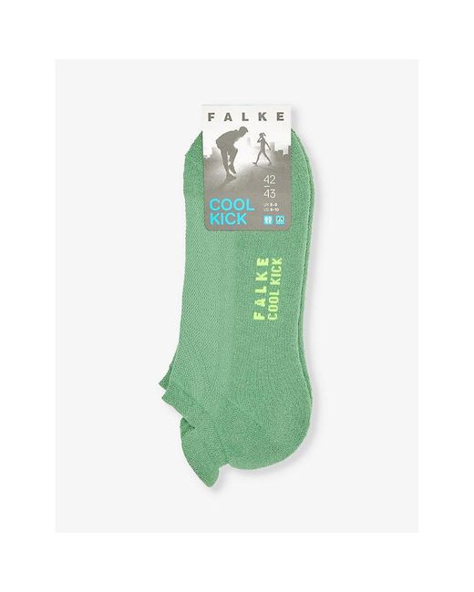 Falke Green Cool Kick Cushioned-sole Stretch-knit Sock for men