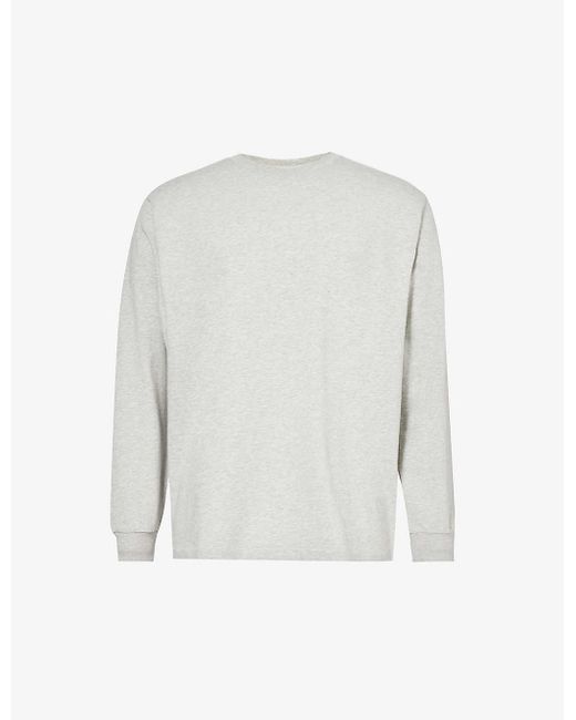 GYMSHARK White Everywear Comfort Logo-embossed Cotton-jersey T-shirt for men