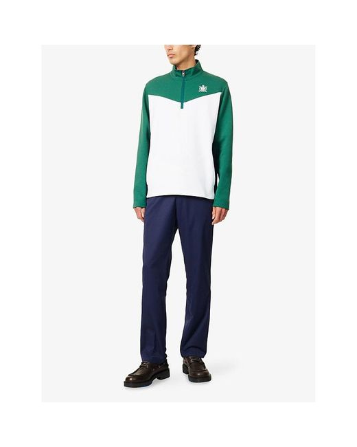 Ralph Lauren Green Rlx Golf High-Neck Woven Sweatshirt for men
