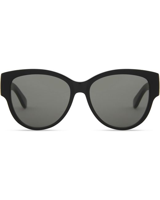 Saint Laurent Black M3 Oval-frame Sunglasses