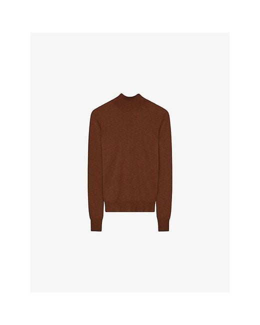 Joseph Brown Cashair High Neck Cashmere Jumper