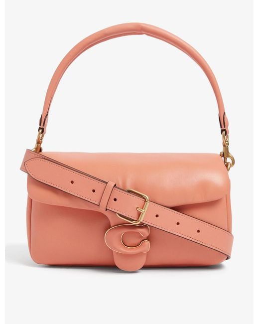 COACH Pillow Tabby Ombré Leather Shoulder Bag in Pink