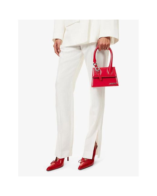 Jacquemus Red Le Chiquito Moyen Leather Cross-body Bag