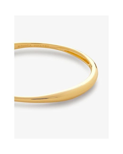 Monica Vinader Multicolor Nura Reef 18Ct-Plated Vermeil Sterling- Bangle