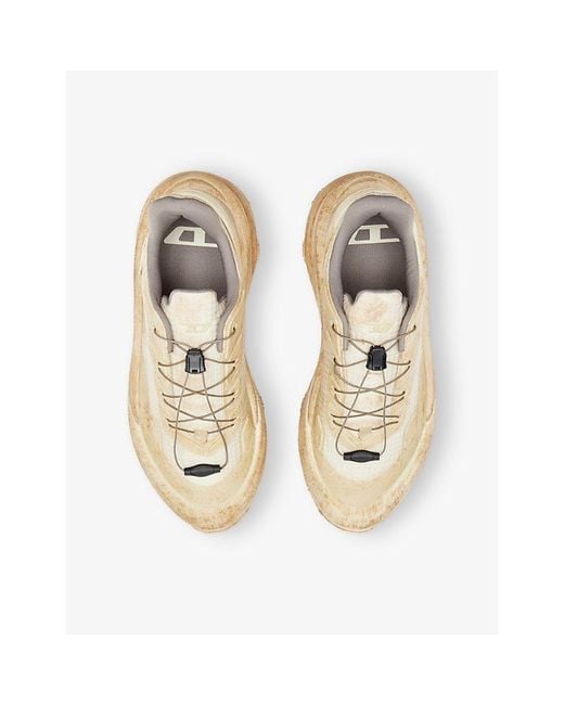 DIESEL Natural D-Cage Runner Ripstop Trainers for men
