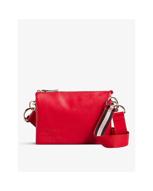 Leather handbag Ted Baker Red in Leather - 31931941