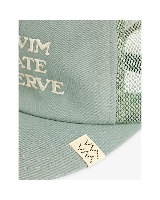 Visvim Green Goodyear Cotton Baseball Cap for men