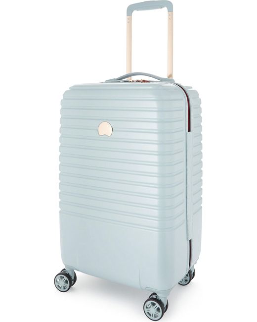 Delsey Blue Caumartin Four-wheel Spinner Cabin Suitcase 55cm for men