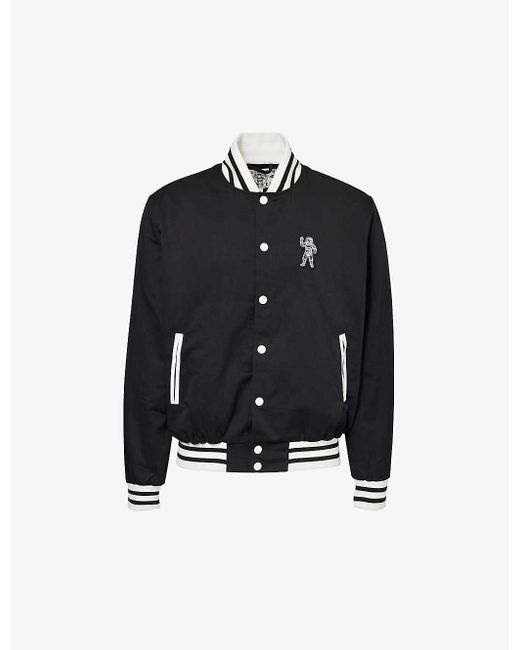 BBCICECREAM Blue Arch Brand-embroidered Relaxed-fit Cotton-blend Jacket for men