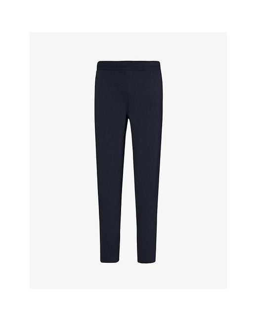 PS by Paul Smith Blue Tapered-leg Slim-fit Cotton jogging Bottoms for men