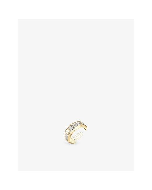 Messika White Moderniste Medium 18Ct And 0.25Ct Diamond Ear Clip