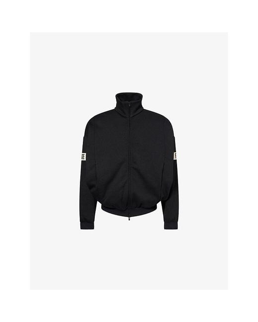Fear Of God Black F26 Zip-Up Cotton-Blend Track Jacket for men