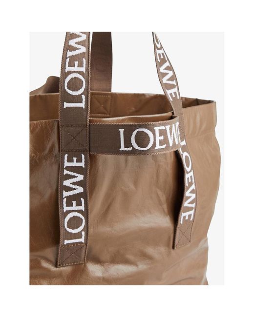 Loewe Natural Fold Shopper Twin-handle Leather Tote Bag for men