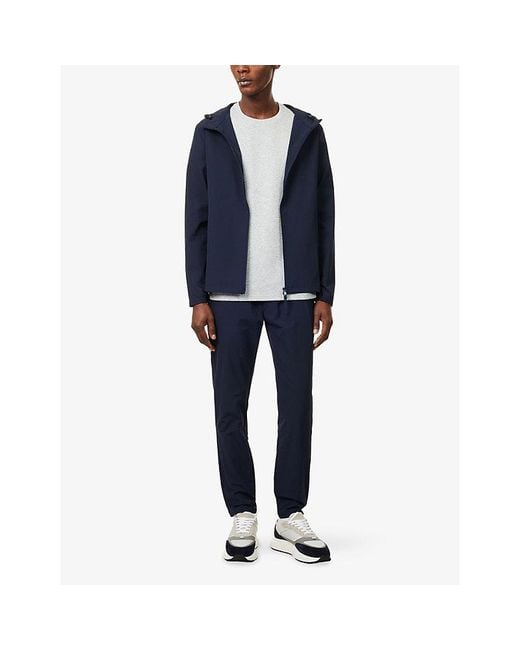 Arne Blue Active Technical Windbreaker Woven Jacket for men