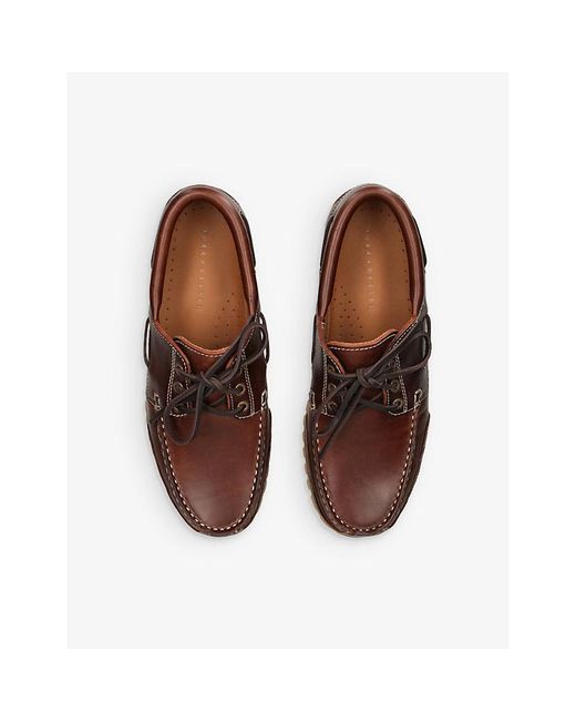 Duke & Dexter Commando-sole Leather Boat Shoes in Brown for Men | Lyst  Canada
