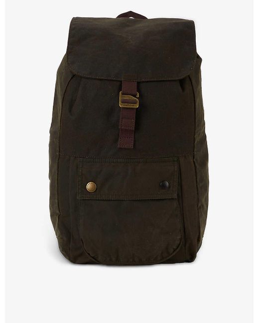 Barbour Reloved Waxedcotton Backpack in Green Lyst
