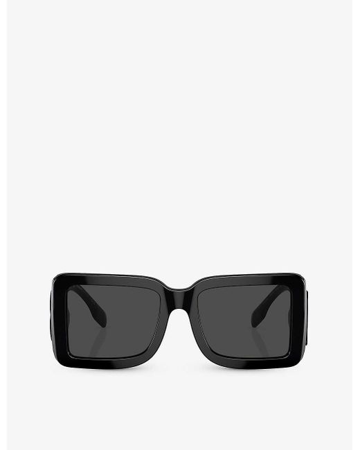 Burberry Black Be4406u Square-frame Acetate Sunglasses