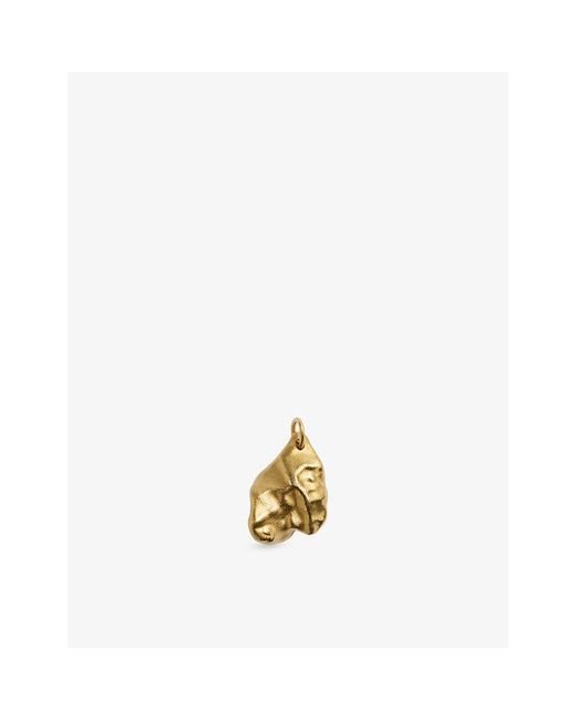 Monica Vinader Metallic Fragments Bold 18Ct-Plated Vermeil Sterling- Pendant