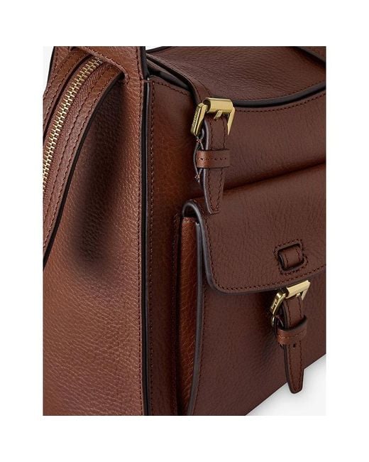 Mulberry Brown Roxanne Leather Shoulder Bag