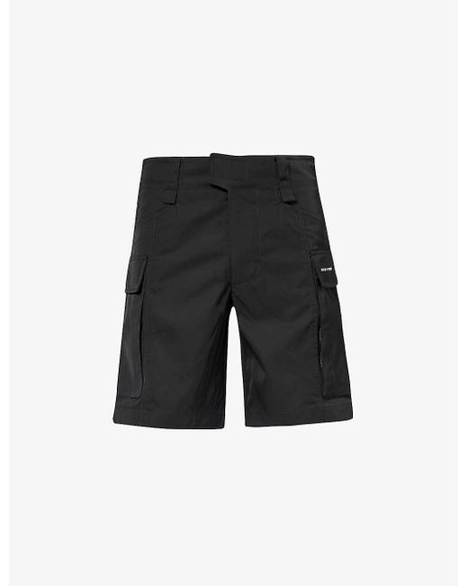 1017 ALYX 9SM Black Tactical Relaxed-fit Shell Cargo Shorts for men