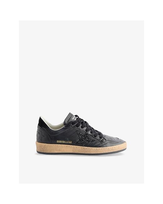 Golden Goose Deluxe Brand Blue Ball Star Leather Trainers