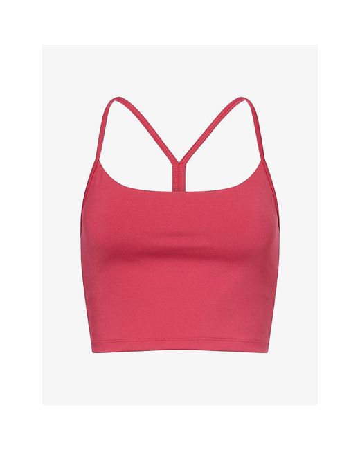Varley Pink Freesoft Harley Scoop-Neck Sports Bralette