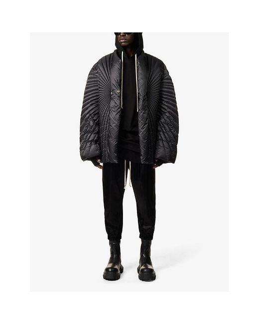 Rick Owens Blue X Moncler Radiance Relaxed-fit Shell-down Jacket for men