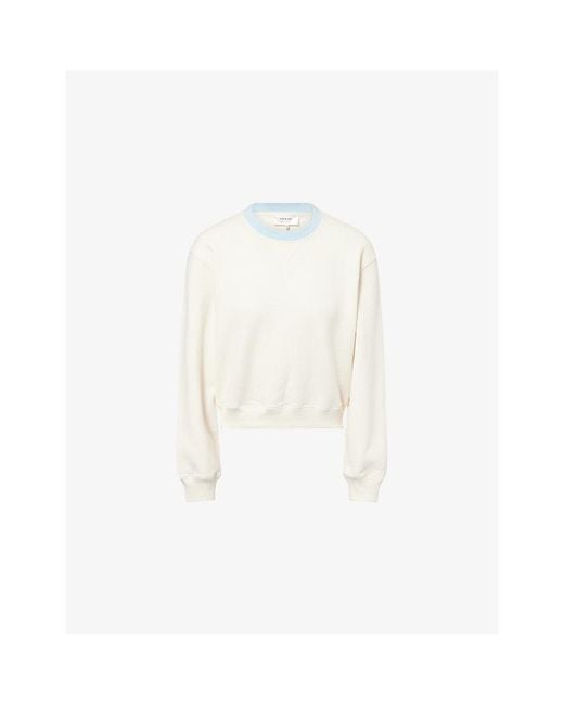 FRAME White The Monte Carlo Cotton Jumper