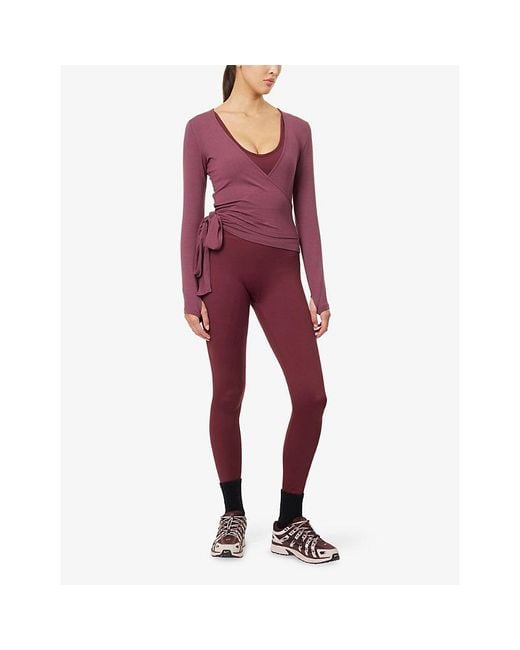 Sisterly Tribe Red Softsculpt High-Rise Gym Leggings